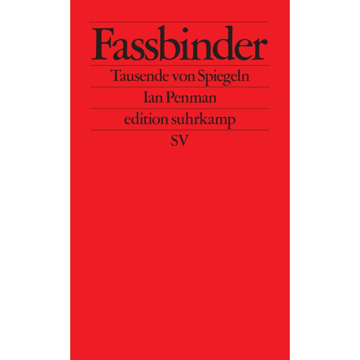 Fassbinder Fassbinder von Suhrkamp Verlag AG