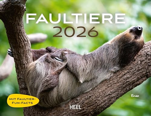 Faultiere Kalender 2026 Wandkalender: Tierkalender mit den charmanten Namen. Eintragkalender 2026 Faultiere Kalender 2026 Wandkalender: Tierkalender mit den charmanten Namen. Eintragkalender 2026 von Heel