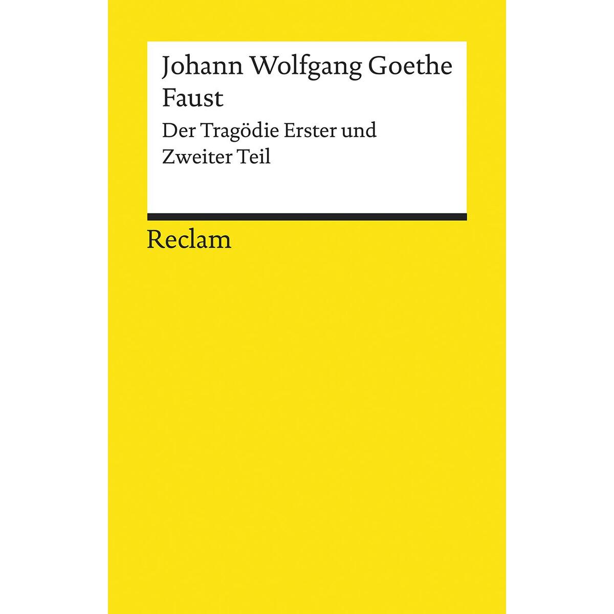 Faust von Reclam Philipp Jun.
