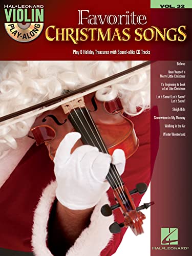 Favorite Christmas Songs [With CD (Audio)] (Hal Leonard Violin Play-along, Band 32) (Hal Leonard Violin Play-along, 32, Band 32) von HAL LEONARD
