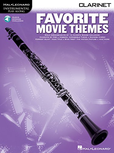 Favorite Movie Themes For Clarinet Clt Book/Cd: Clarinet Play-Along