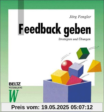Feedback geben (Beltz Weiterbildung)