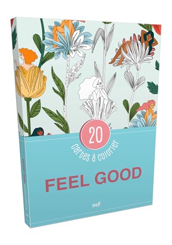 Feel good - 20 cartes à colorier von MERCILESLIVRES