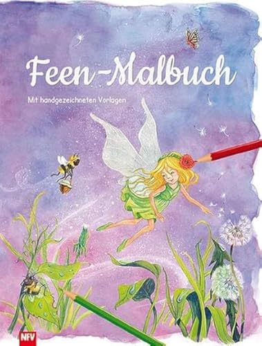 Feen - Malbuch: Mit handgezeichneten Vorlagen