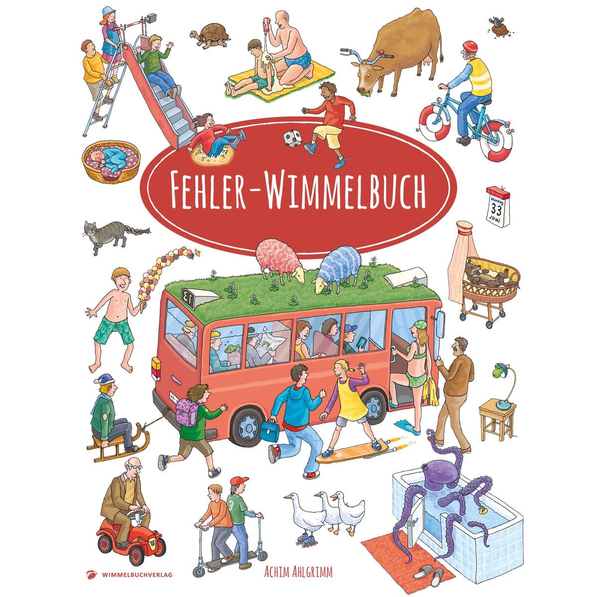Fehler Wimmelbuch ab 2 Jahre von Adrian Wimmelbuchverlag