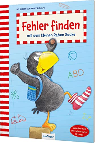 Der kleine Rabe Socke: Fehler finden mit dem kleinen Raben Socke: Beschäftigungsbuch