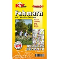 Fehmarn, KVplan, Radkarte/Freizeitkarte/Stadtplan, 1:27.500 / 1:12.500