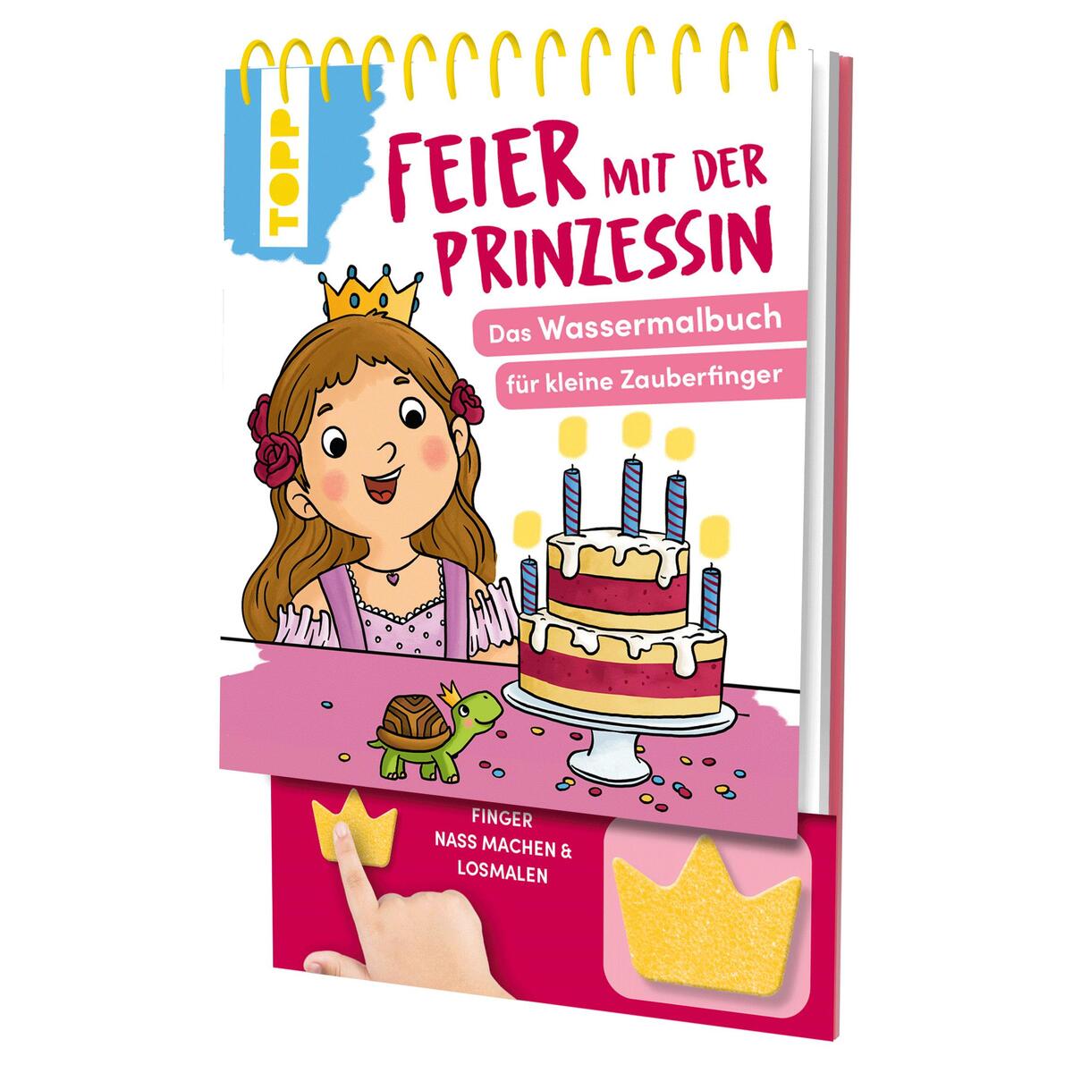 Feier mit der Prinzessin. Das Wassermalbuch zum Mitmachen von Frech Verlag GmbH