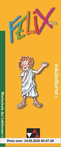 Felix - neu: Felix 1 Neu. Vokabelkartei: Unterrichtswerk für Latein. Baden-Württemberg, Brandenburg, Mecklenburg-Vorpommern, Sachsen, Sachsen-Anhalt, Thüringen