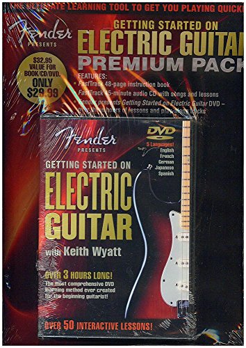 Fender Presents: Getting Started On Electric Guitar Premium Pack: Lehrmaterial, DVD (Video) für Elektro-Gitarre (Fasttrack Music Instructions) von HAL LEONARD
