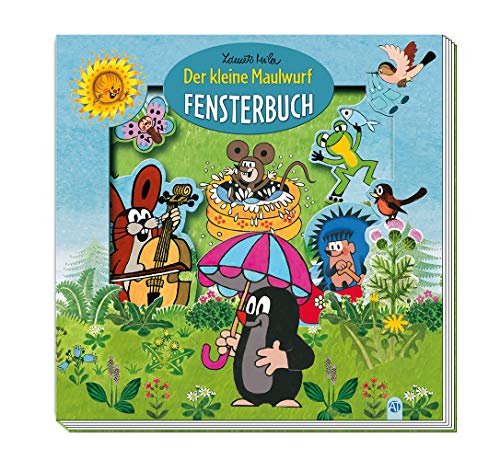 Fenster-Pappenbuch "Der kleine Maulwurf", Bilderbuch, Kinderbuch, Pappenbuch, Pappenbilderbuch, kleiner Maulwurf, Pauli: Entdeckerbuch Beschäftigungsbuch Spielbuch