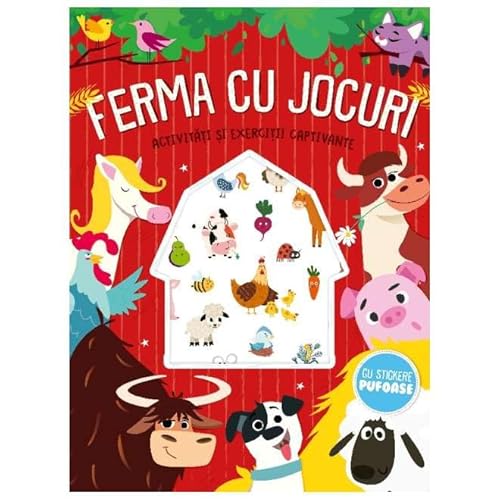 Ferma Cu Jocuri. Cu Stickere Pufoase von Kreativ