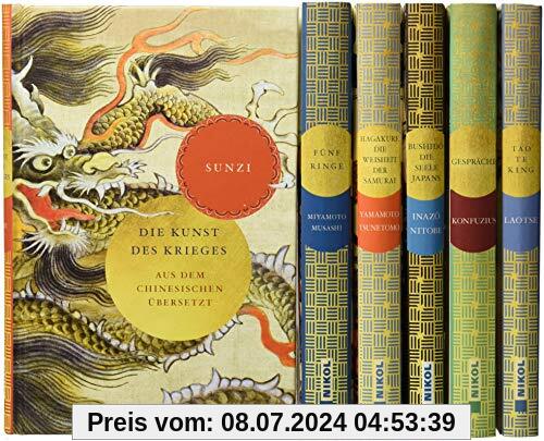 Fernöstliche Klassiker: 6 Bände im Schuber: Die Kunst des Krieges, Fünf Ringe, Hagakure, Bushido, Gespräche, Tao te king