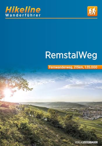 Fernwanderweg RemstalWeg: 1:35.000, 215 km, GPS-Tracks Download, Live-Update (Hikeline /Wanderführer)