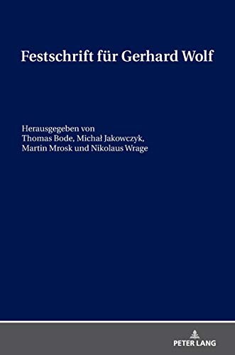 Festschrift für Gerhard Wolf