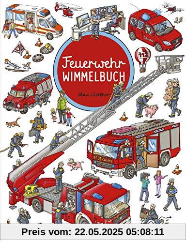 Feuerwehr Wimmelbuch - Das große Bilderbuch ab 2 Jahre: Kinderbücher ab 2 Jahre