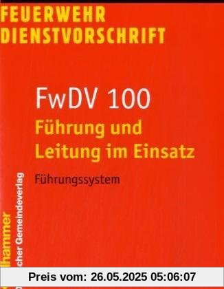 Feuerwehrdienstvorschriften: FwDV 100, Führung und Leitung im Einsatz