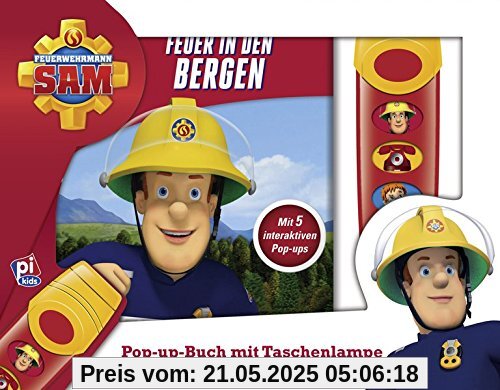 Feuerwehrmann Sam - Feuer in den Bergen - Pop-up-Buch mit Taschenlampe - 5 Geräusche