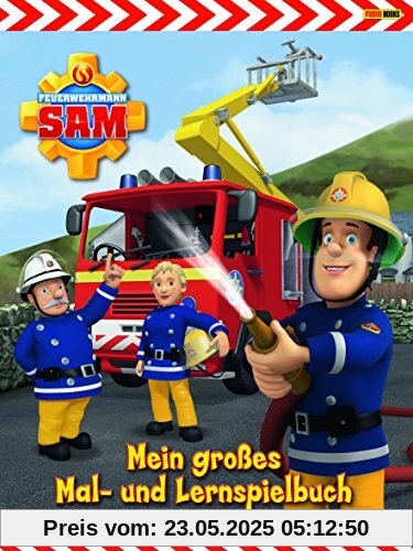 Feuerwehrmann Sam Malbuch: Mein großes Mal- und Lernspielbuch