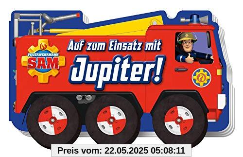 Feuerwehrmann Sam: Auf zum Einsatz mit Jupiter!: Pappbilderbuch mit beweglichen Papprädern Feuerwehrmann Sam: Auf zum Einsatz mit Jupiter!: Pappbilderbuch mit beweglichen Papprädern