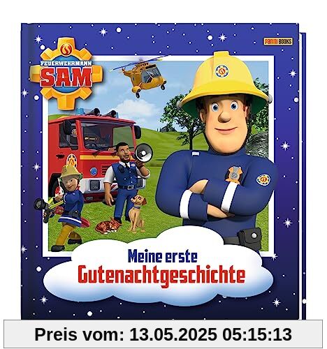 Feuerwehrmann Sam: Meine erste Gutenachtgeschichte: Pappbilderbuch mit wattiertem Cover