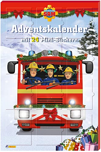 Feuerwehrmann Sam: Minibuch-Adventskalender: Mit 24 Mini-Büchern von Nelson
