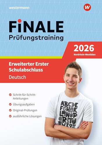 FiNALE Prüfungstraining Erweiterter Erster Schulabschluss Nordrhein-Westfalen: Deutsch 2026 Arbeitsbuch mit Lösungsheft von Westermann Lernwelten GmbH