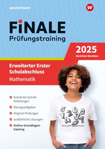 FiNALE Prüfungstraining Erweiterter Erster Schulabschluss Nordrhein-Westfalen: Mathematik 2025 Arbeitsbuch mit Lösungsheft von Westermann Lernwelten GmbH
