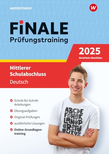 FiNALE - Prüfungstraining Mittlerer Schulabschluss Nordrhein-Westfalen: Deutsch 2025 Arbeitsbuch mit Lösungsheft von Westermann Lernwelten GmbH