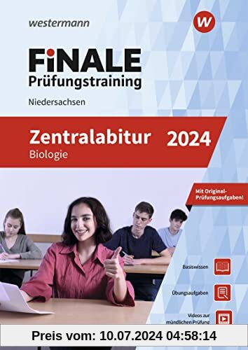 FiNALE Prüfungstraining Zentralabitur Niedersachsen: Biologie 2024