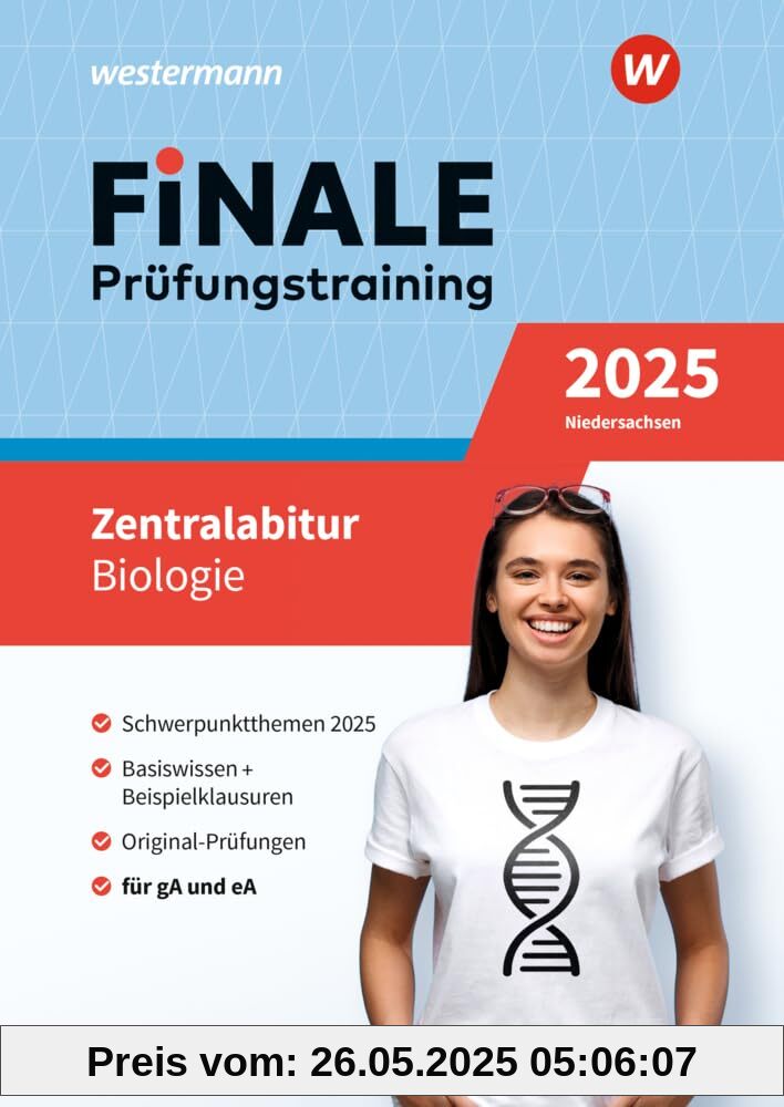 FiNALE Prüfungstraining Zentralabitur Niedersachsen: Biologie 2025