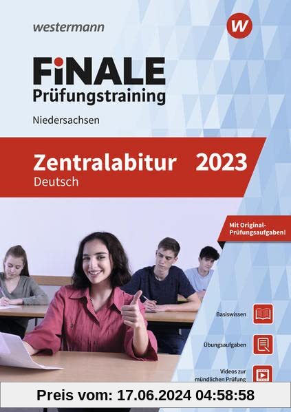 FiNALE Prüfungstraining Zentralabitur Niedersachsen: Deutsch 2023
