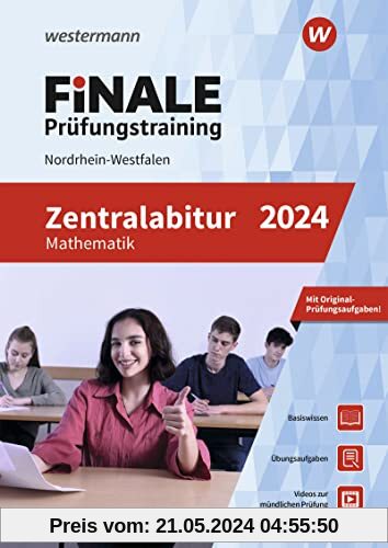 FiNALE Prüfungstraining Zentralabitur Nordrhein-Westfalen: Mathematik 2024