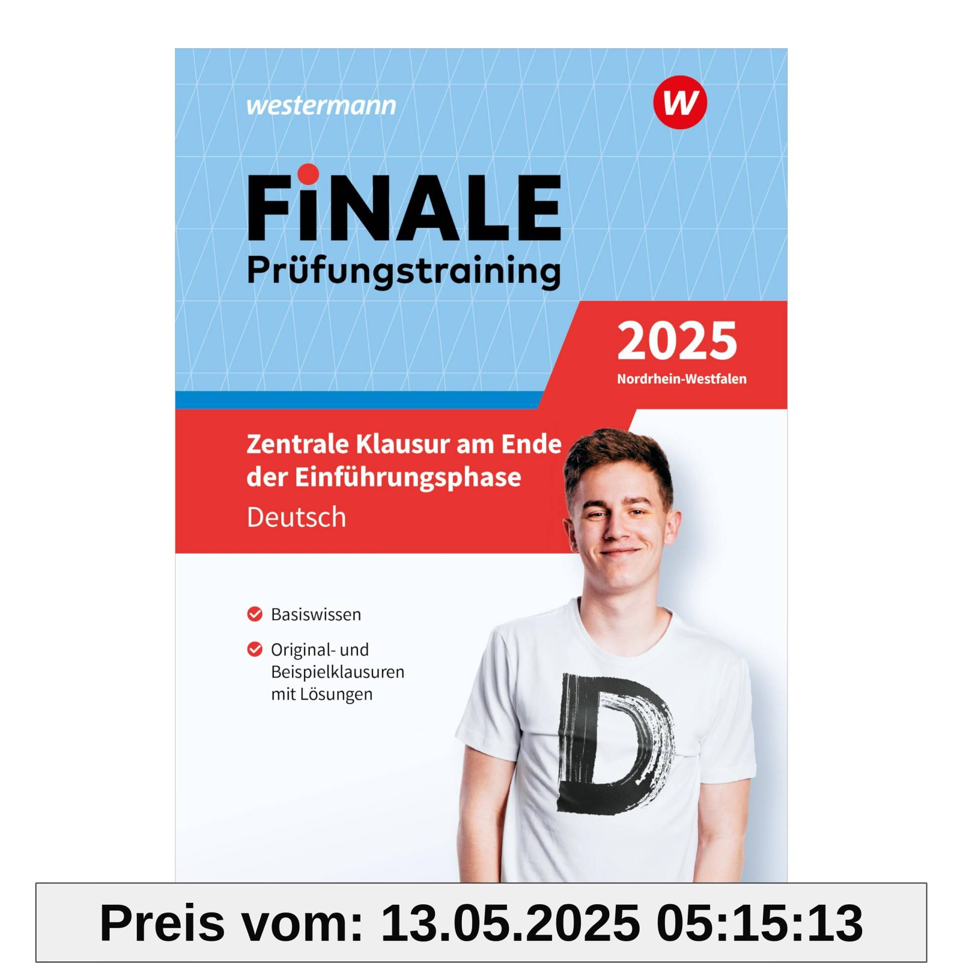 FiNALE Prüfungstraining - Zentrale Klausuren E-Phase Nordrhein-Westfalen: Deutsch 2025