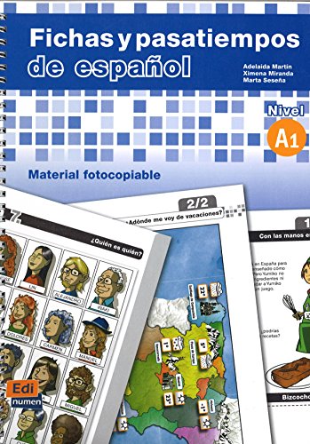 Fichas y pasatiempos de español - Nivel A1: Material fotocopiable (Material Complementario, Band 0)