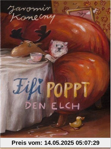 Fifi poppt den Elch