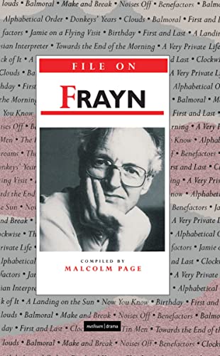 File On Frayn (WRITER-FILES) von Methuen Drama