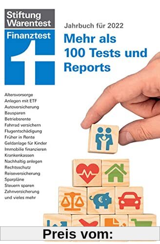 Finanztest Jahrbuch 2022: Mehr als 100 Tests und Reports
