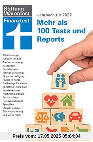 Finanztest Jahrbuch 2022: Mehr als 100 Tests und Reports