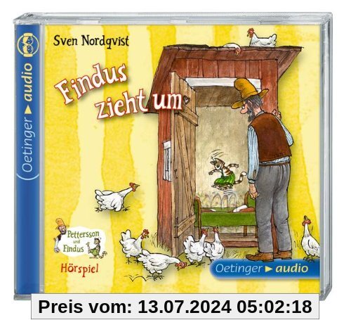 Findus zieht um (CD): Hörspiel, 32 Min.