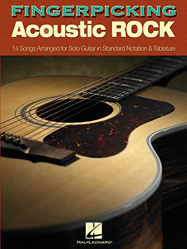 Fingerpicking Acoustic Rock Tab Book: Noten, Grifftabelle für Gesang, Gitarre, Gesang: 14 Songs Arranged for Solo Guitar in Standard Notation & Tab Fingerpicking Acoustic Rock Tab Book: Noten, Grifftabelle für Gesang, Gitarre, Gesang: 14 Songs Arranged for Solo Guitar in Standard Notation & Tab