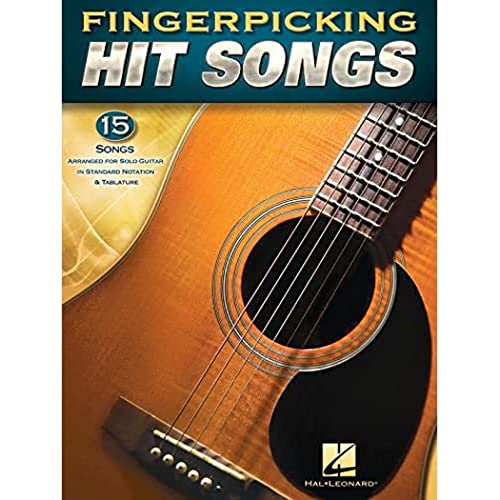 Fingerpicking Hit Songs: Noten, Sammelband für Gitarre (GUITARE)