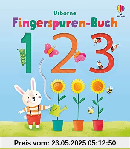 Fingerspuren-Buch: 1, 2, 3: Erstes Zählen von 1-10
