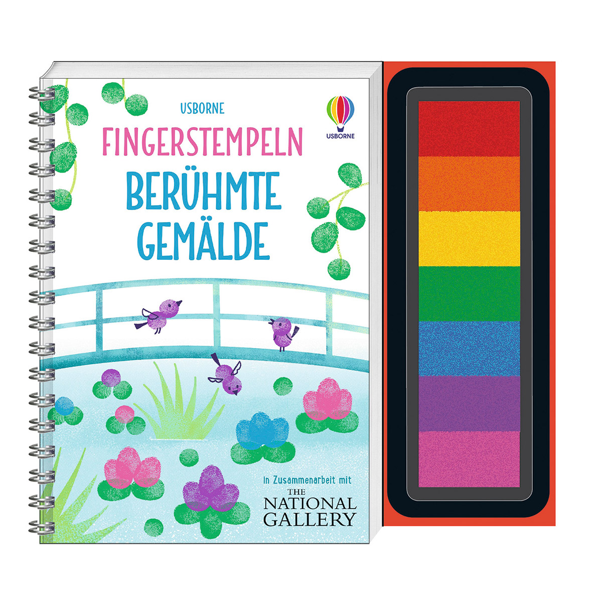 Fingerstempeln – Berühmte Gemälde von Usborne Verlag