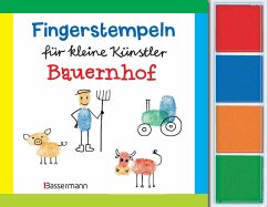 Fingerstempeln f.kl. Künstler- Bauernhof-Set von Bassermann