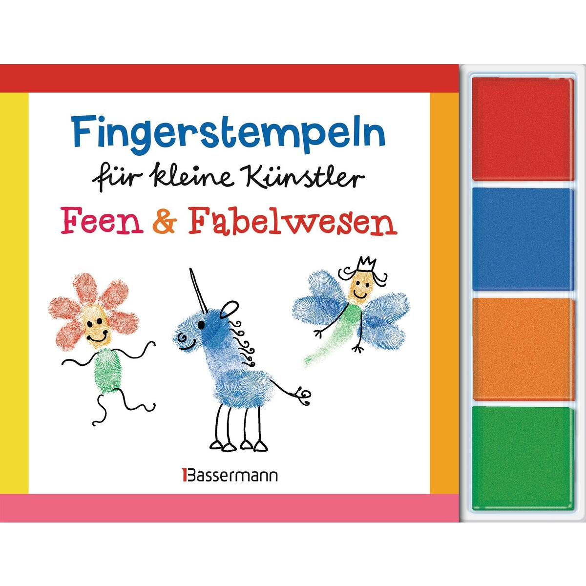 Fingerstempeln für kleine Künstler-Set - Feen und Fabelwesen Fingerstempeln für kleine Künstler-Set - Feen und Fabelwesen von Bassermann, Edition