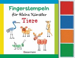 Fingerstempeln für kleine Künstler-Set - Tiere von Bassermann