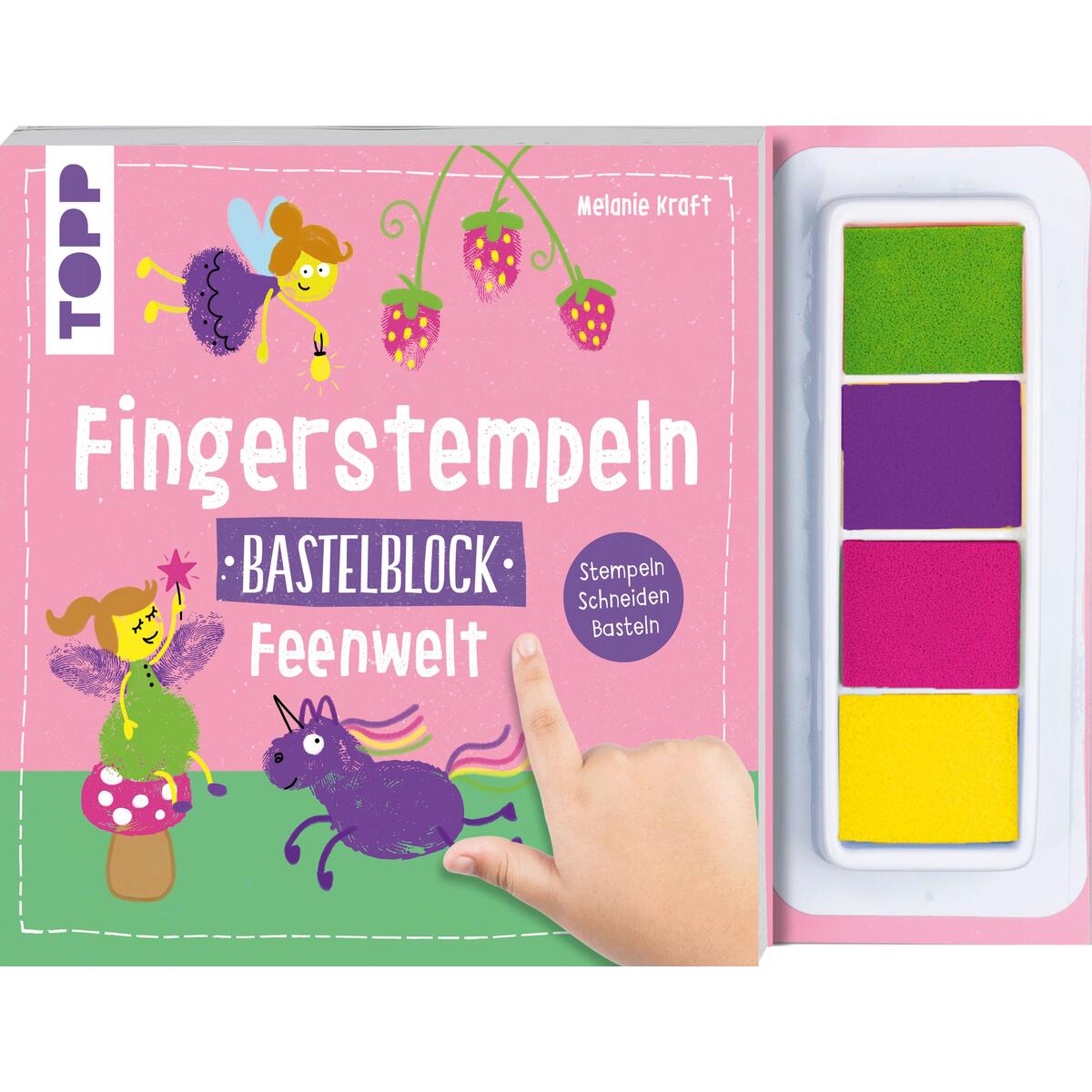 Fingerstempeln. Bastelblock Feenwelt Fingerstempeln. Bastelblock Feenwelt von Frech Verlag GmbH