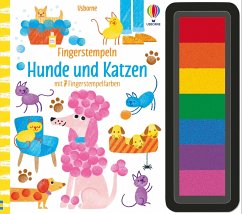 Fingerstempeln: Hunde und Katzen von Usborne Verlag