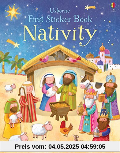 First Sticker Book Nativity (First Sticker Books)